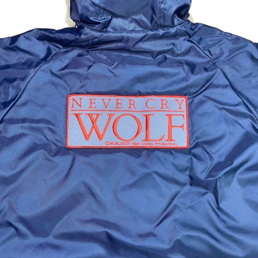 Vintage 80s Disney Never Cry Wolf movie promo promotional‎ jacket